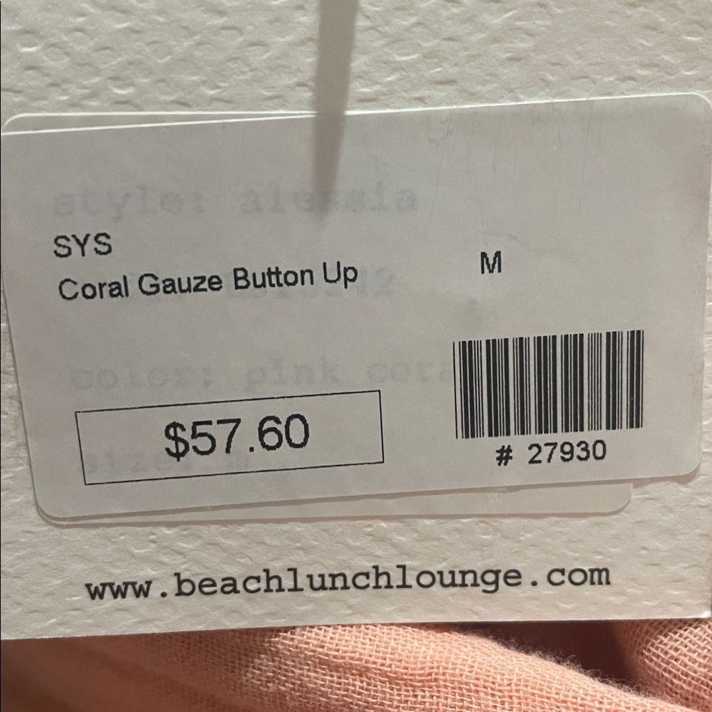 beachlunchlounge gauze top - Picture 11 of 12